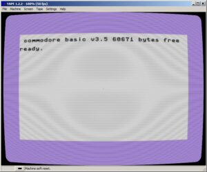 YAPE Commodore Plus 4 emulator