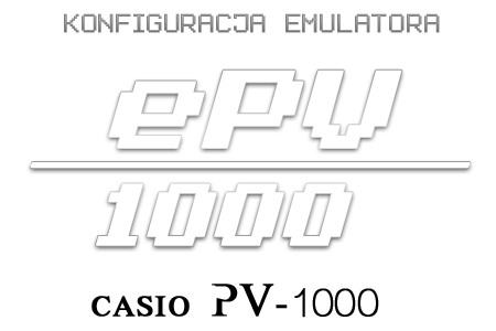 Konfiguracja emulatora ePV-1000