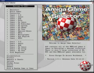 Amiga Game Selector