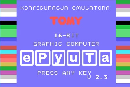 Konfiguracja emulatora ePyuTa (Tomy PyuuTa, Tomy Tutor)