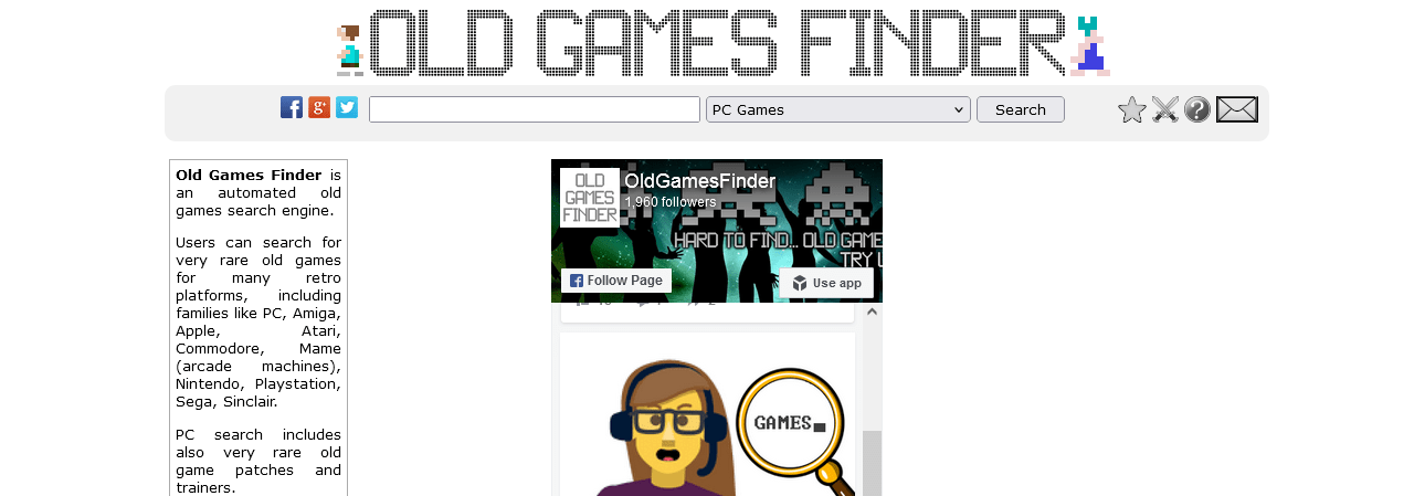 Old Games Finder